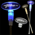 Light Up Stir Stick - Blue - Oval